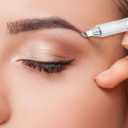Elaheh Global Microbuilding, doing eyebrow microbuilding in Rasht