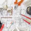 Azizi construction engineering services, architectural plan design of Esfahan electrical and mechanical structure