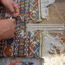 Shani Manesh, carpet repair in Shiraz