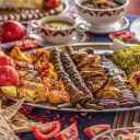 Takht Tavos traditional restaurant in Sarein, Ardabil