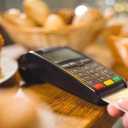 Ali Bairami mobile card reader in Ilam