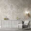 Rose decor, distribution of parquet flooring and wallpaper interior decoration in Tehran