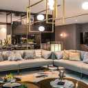 The interior decoration of Haq Bin in Korde city