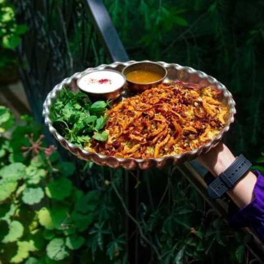 Lentil rice with chicken
