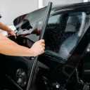 Shamshadi car decorations, installation and implementation of smoked glass in Tehran