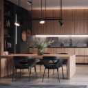 Woodland cabinet and decoration in Tehran