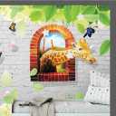 Children's house of small giraffes in Chalos