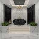 Ceramics and slabs of masters, implementation of adhesive tiles between cabinets and grout in Golpayegan