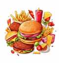 Fast food at Chek station in Yasouj