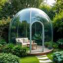 Azerbaijan Beautiful, Design of Bubble Plane of Glass and Kiosk in Tabriz