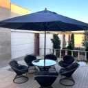 Kamali Villa Garden Equipment, Barbecue Seat Table Production and Relaxi Till in Khamam