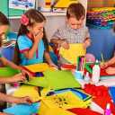 Party kindergarten, heavenly gifts, teaching alphabetic and English basic concepts in Zanjan