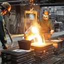 The leader of Almas Zob, design, modeling and casting of aluminum in Rabat Karim, Tehran