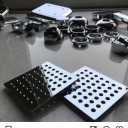 Tahran'da ABS plastik üzerine palto kaplama, krom kaplama ve nikel kaplama