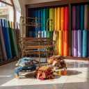 Mehrsa Fabrics, buy and sell square and kilo pieces of fabric in Nasim Shahr