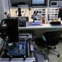 Intel store, selling computer parts, graphic card, RAM, hard drive, CPU case monitor in Tehran