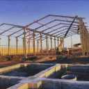 The city of Sule Hamrang, the design of the construction of a shed and the metal frame of a crane in Nasirabad, Tehran