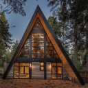 AX WOOD workshop, design and implementation of wooden and Swiss hut pavilions in Mashhad