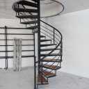 Bazarafshan wooden metal spiral staircase, design and construction of zero to one hundred wooden stairs in Amol