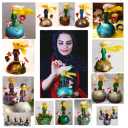 Mousavi art workshop, selling and making dolls in Zanjan