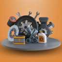 Aria Part spare parts store, sales and distribution of auto parts in Semnan