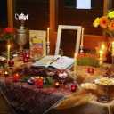 Masoumi store, sale of Haftsin mirror work and pearl weaving accessories in Shiraz
