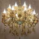 Romantic bronze store, sale of chandelier, mirror, console and TV table in Kermanshah