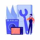 Military technical services, repair and installation of household appliances in Shahin Dej