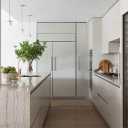 Hosseini interior decoration, installation of MDF and high glass cabinets in Rasht