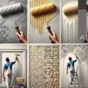 Painting of the Mohammadi building, painting the building in Garmsar