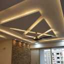 Asheghi decoration, interior design of ceiling and wall lighting in Tabriz