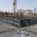 Abbasi reinforcement and molding, implementation of concrete skeleton structure in Qazvin