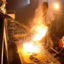 Zainbian Foundry, smelting of metals and aluminum and bronze parts in Kashan