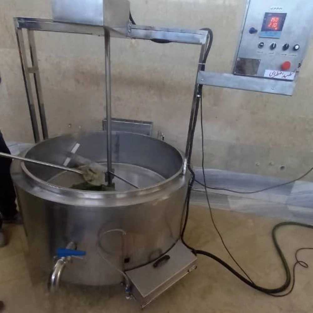 Automatic vegetable, paste, jam cooking machine