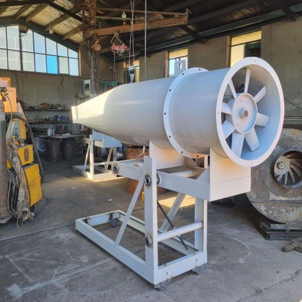 Portable channel jet fan