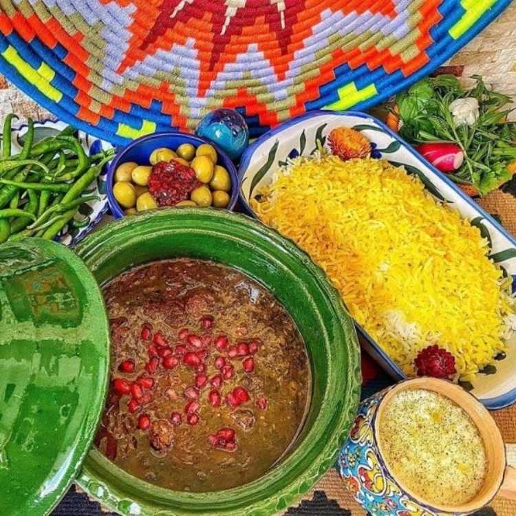 Pomegranate stew
