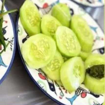 Cucumber and green mint