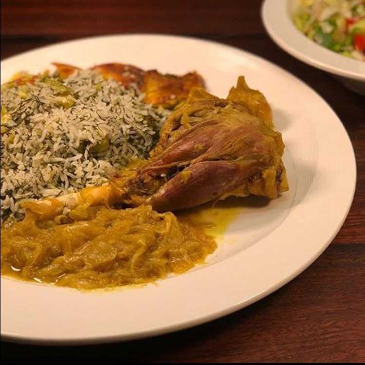 Beans with sheep neck