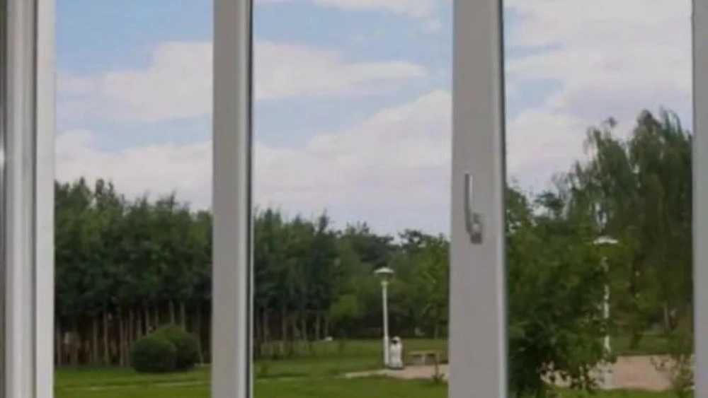 Modern glass door