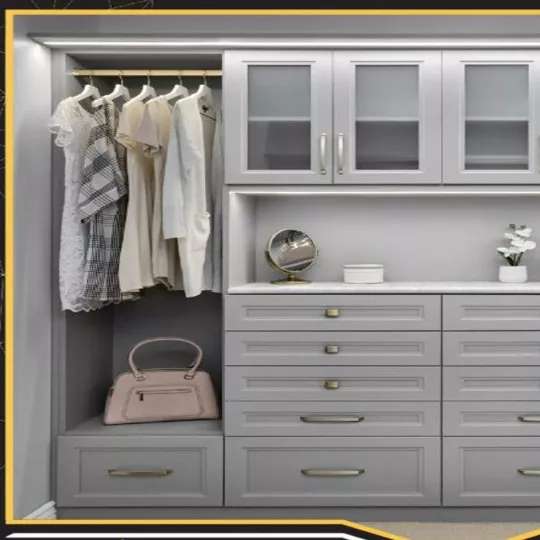 طراحی کابینت و کمد دیواری کاج 1