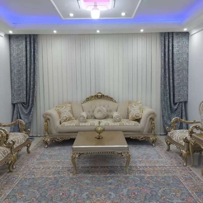پرده مخمل هنری