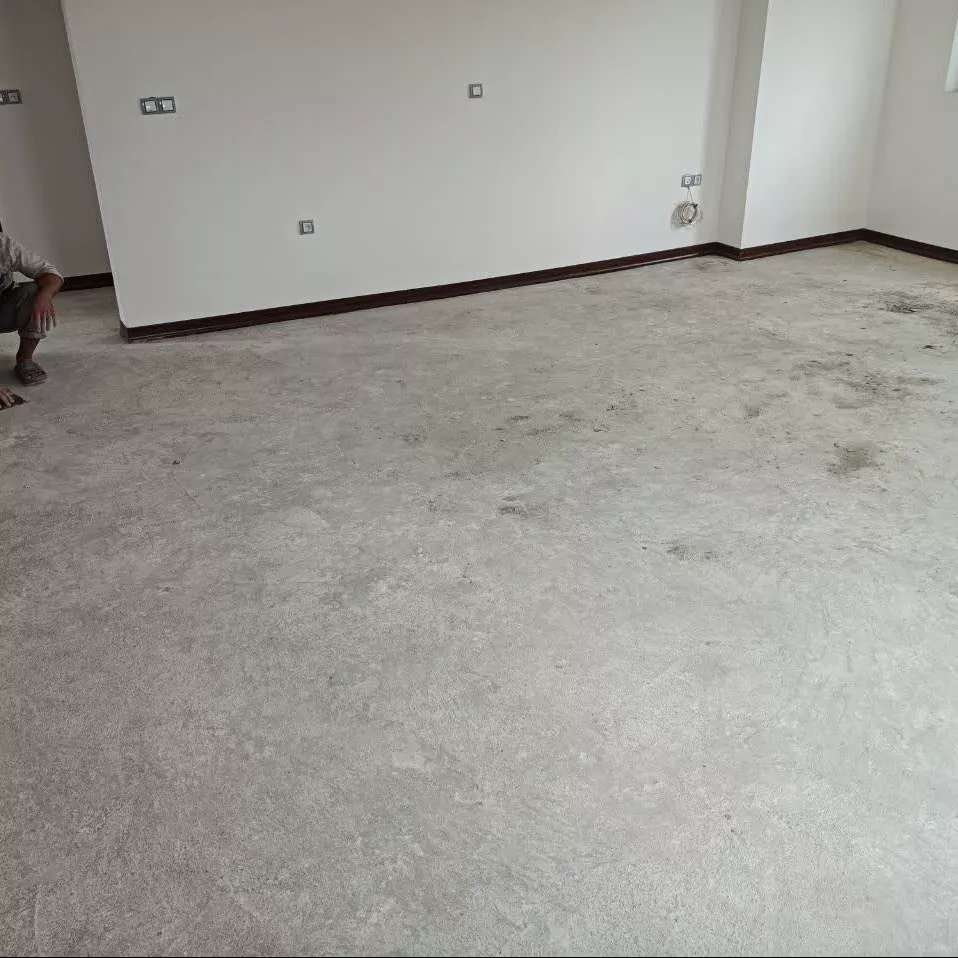 قبل و بعد اجرای کفپوش سه میل متراژ هر بسته 3/34