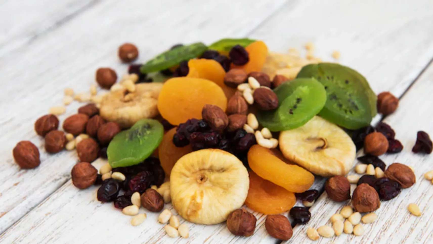 Chlorine-free dried fruits