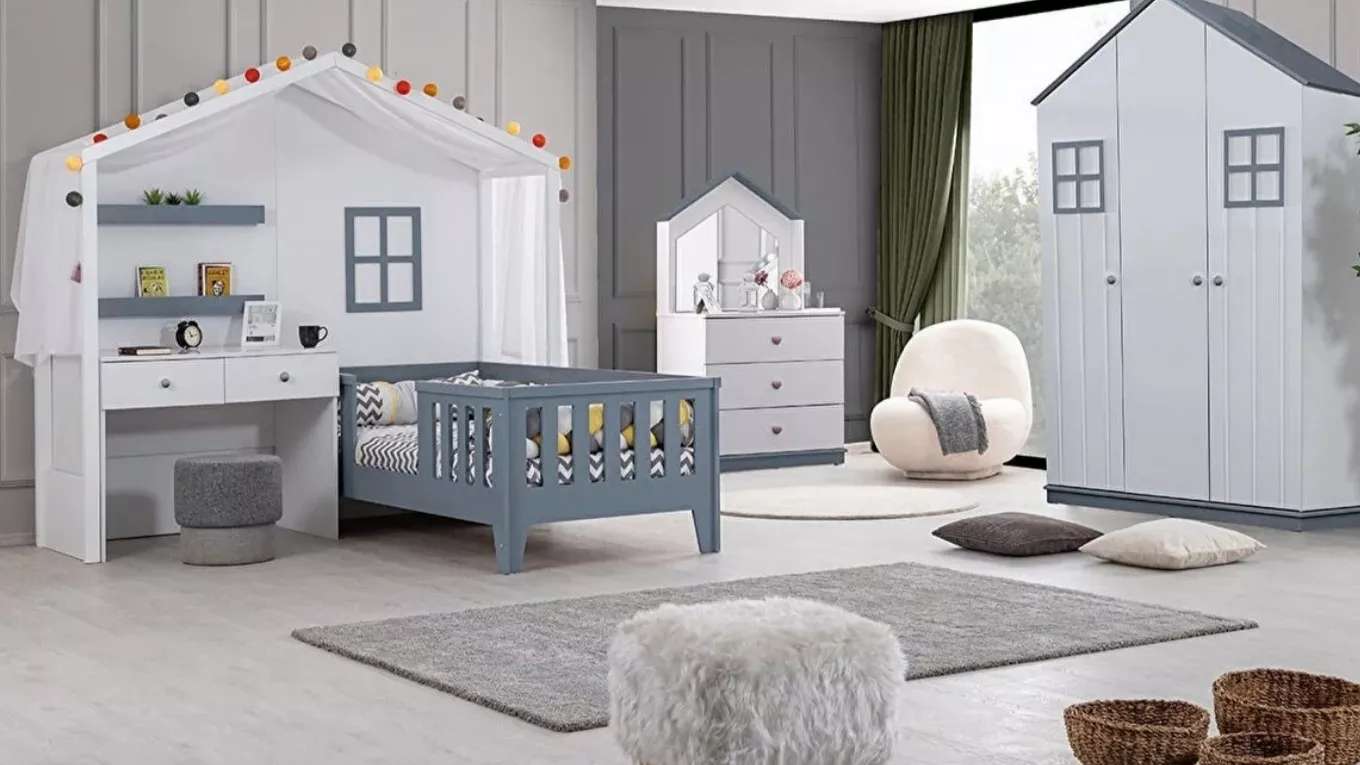 Beta wooden baby bed set