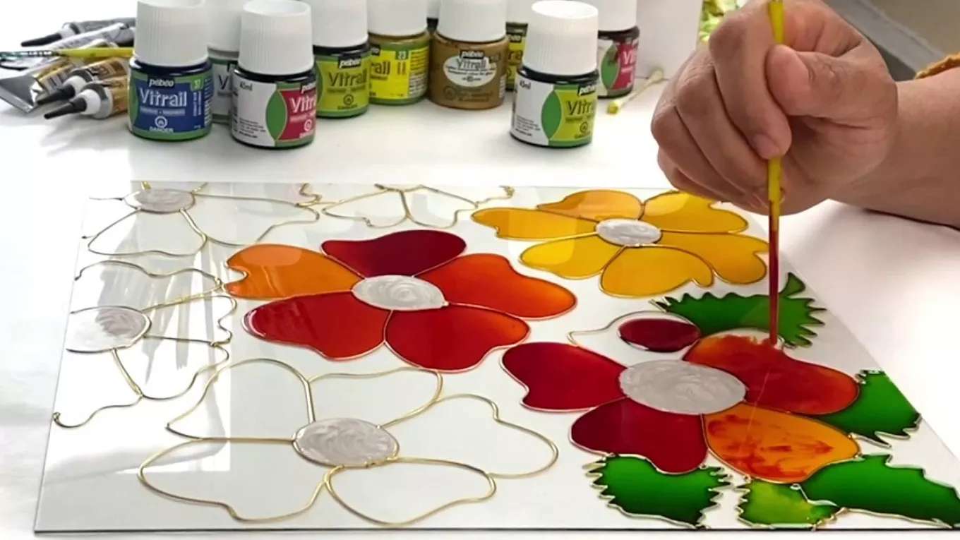 Pransa glass painting