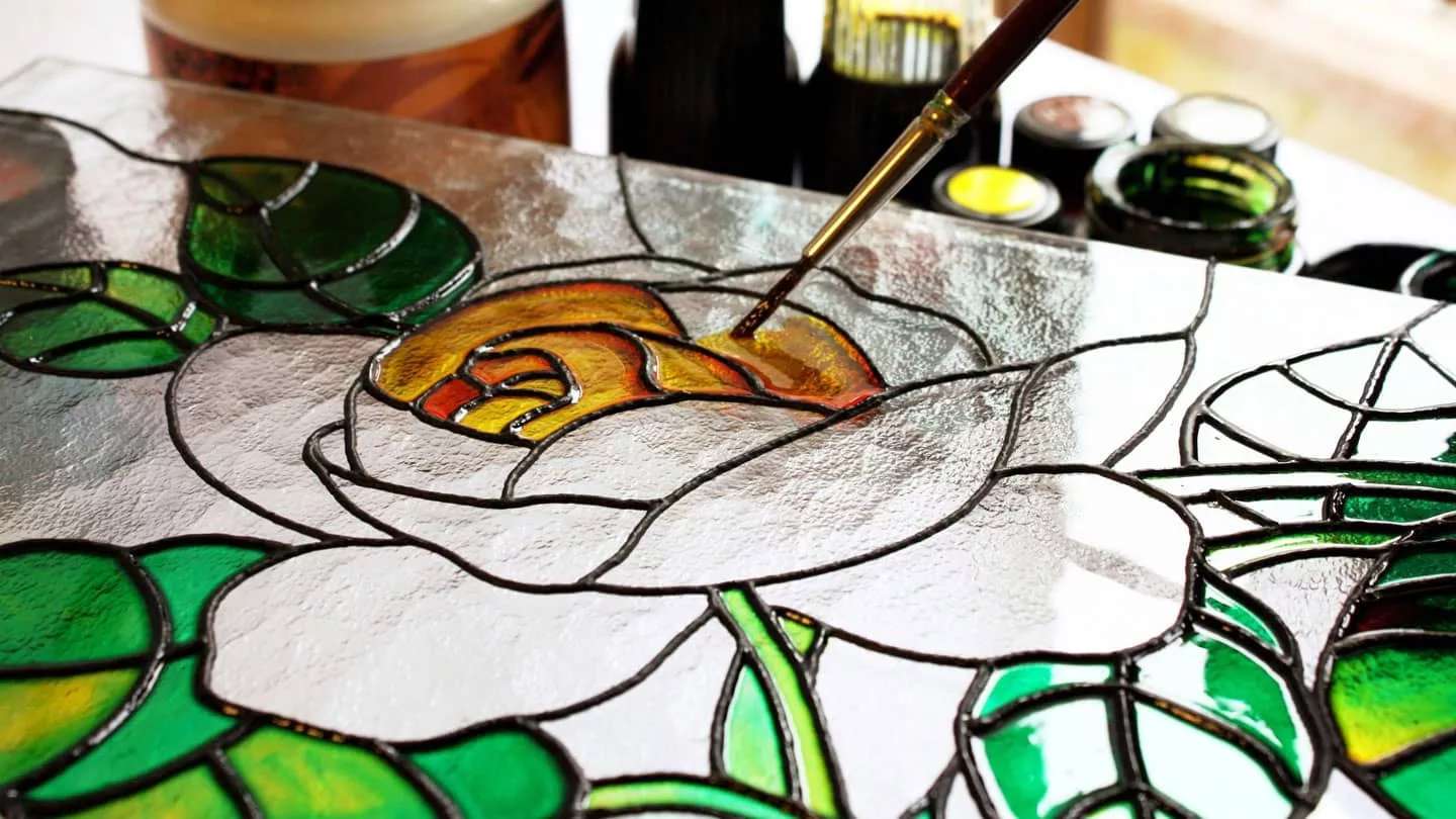 Pransa glass painting