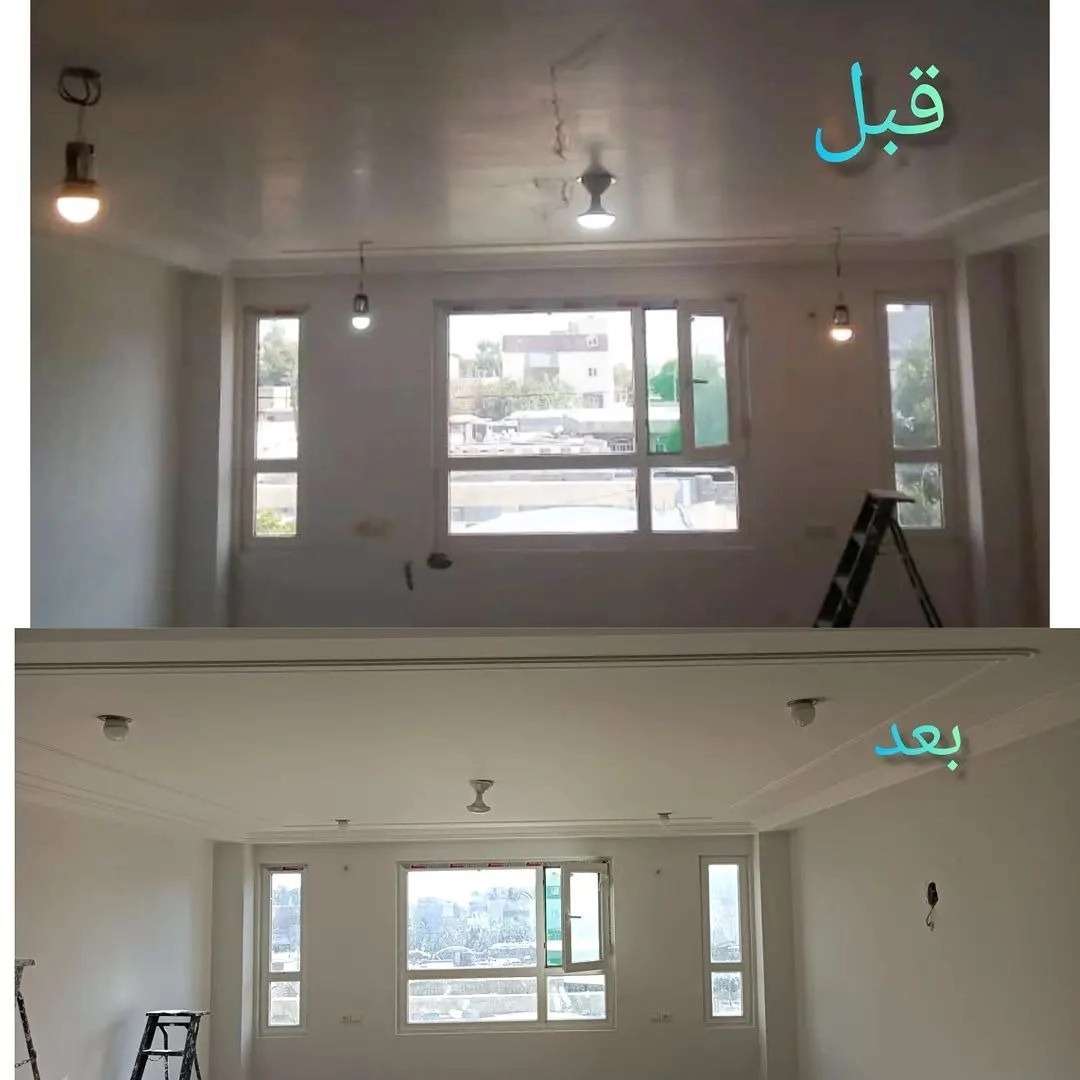 اجرای رنگ‌ اکریلیک فیلی با زیر کاری تکسچر