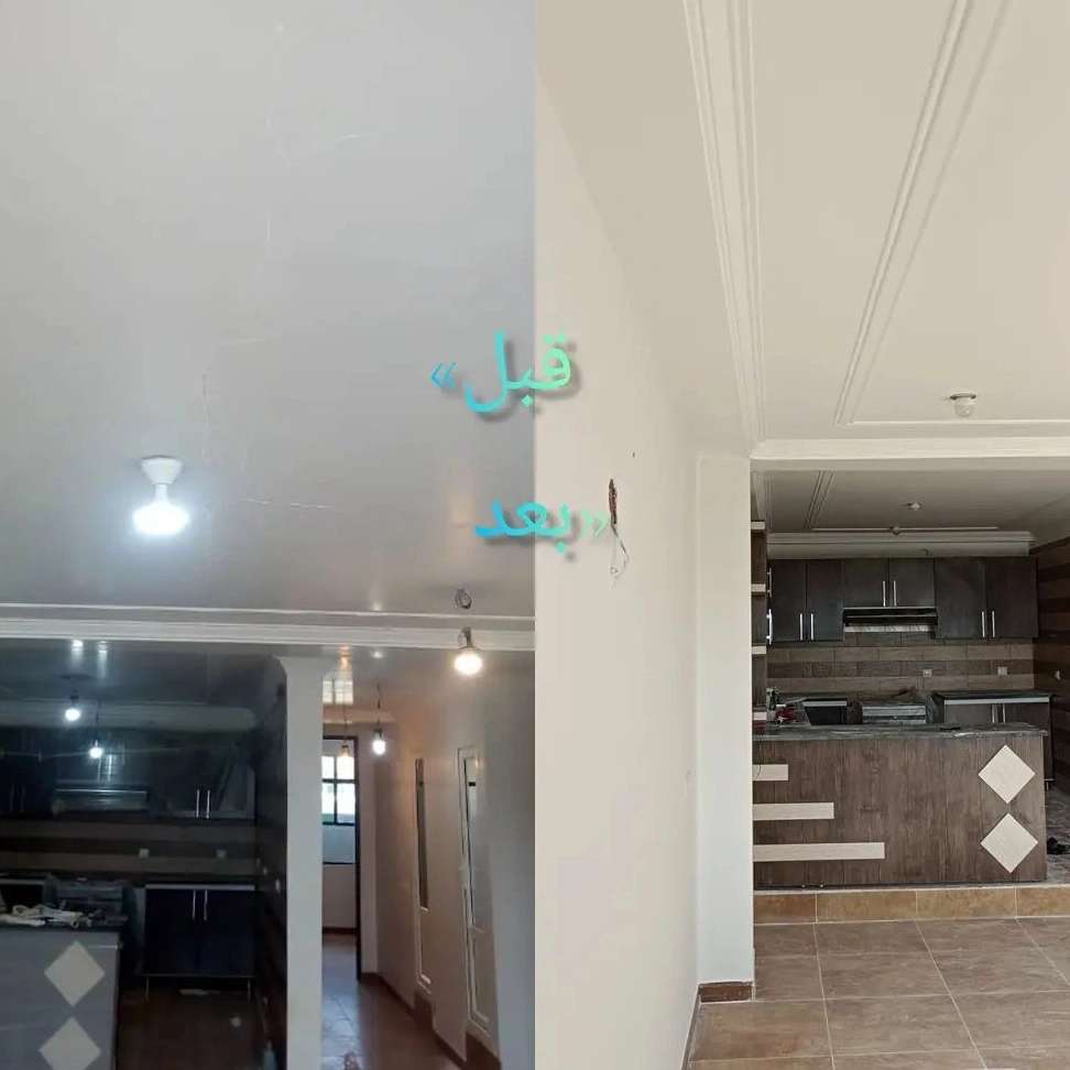 اجرای رنگ‌ اکریلیک فیلی با زیر کاری تکسچر