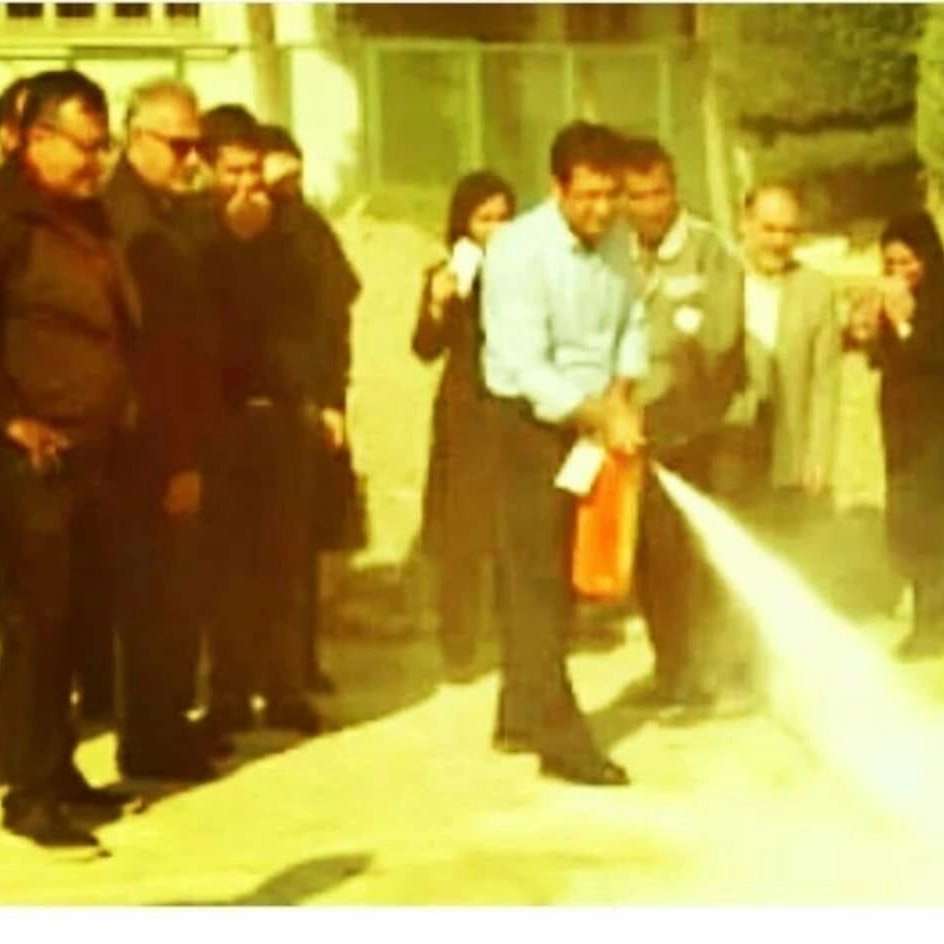 آموزش عملکرد کپسول آتش نشانی در موزه ملی قرآن