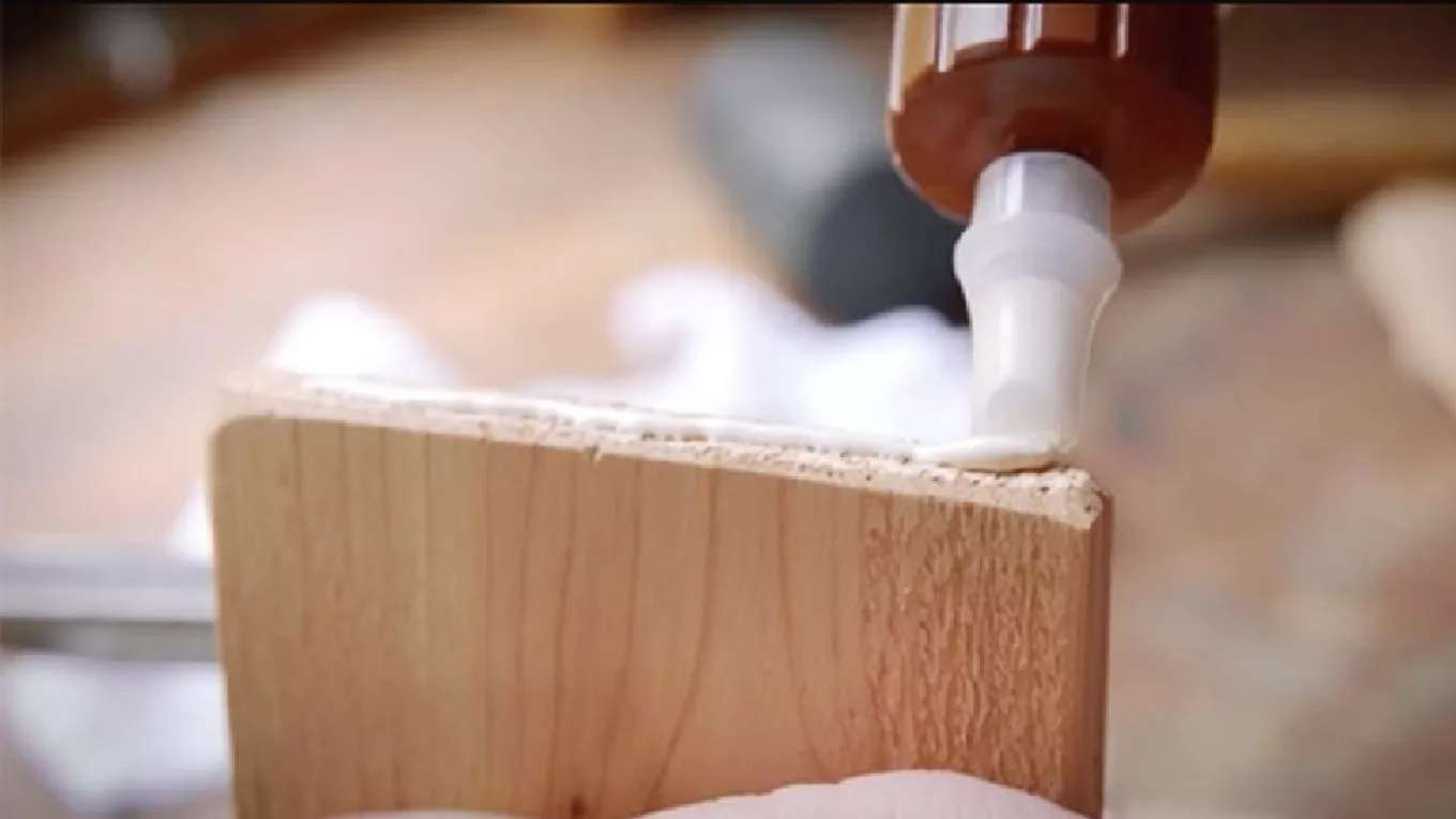 Green wood glue production